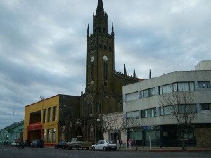 La iglesia de la ciudad.
